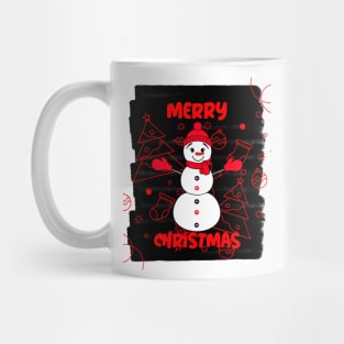 Festive Snowman Christmas Mug